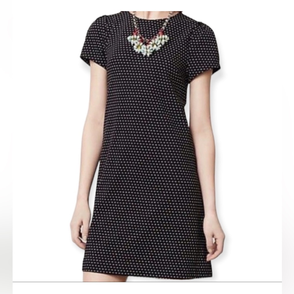 Maeve mini polka dot cap sleeve dress from Anthropologie